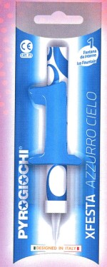 Dortová fontána číslo 1 modrá Pyrogiochi Dortová fontána číslo 1 modrá Pyrogiochi