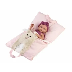 Llorens 73812 NEW BORN HOLČIČKA - realistická panenka miminko s celovinylovým tělem - 40 cm