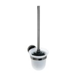 HOPA - WC štetka, miska sklo, 95×360×140 mm - Barva - Hematit KDBE159113017