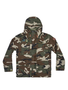 Element HOODED MILITARY CAMO pánská jarní bunda - M