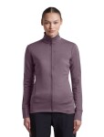 ICEBREAKER Wmns Merino 260 Quantum IV LS Zip, Grey Plum velikost: L