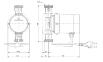 Grundfos COMFORT 15-14 BX, 230V, 140mm, G1" 97916772 Základní varianta, uzavírací armatura a zpětná klapka