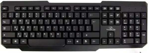 Titanum TK108 MEMPHIS černá / bezdrátová klávesnice + myš / 2.4GHz / US (TK108 - 5901299938614)