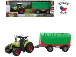 MaDe 07212 Traktor s přívěsem, se zvukem a světlem