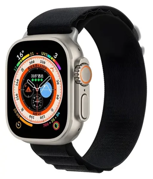 Devia Deluxe Sport 5 černá / Řemínek pro Apple Watch 40/41mm / Nylonový / Nastavitelný (6938595381799)