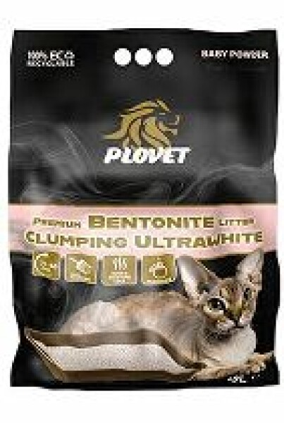Podestýlka Plovet Premium Wh.Bentonite Baby Powder 10l