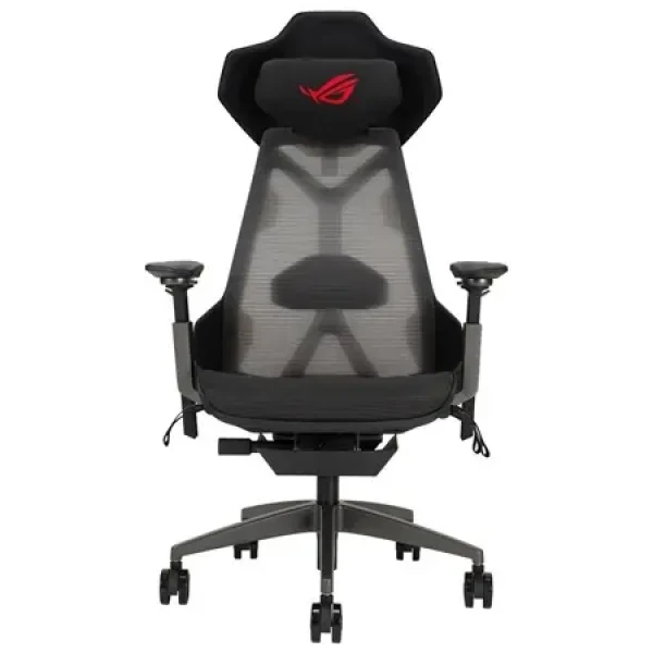ASUS ROG Destrier Ergo černá / Herní židle / nastavitelná / látková / pojezd. kolečka / nosnost 150 kg (90GC0120-MSG010)