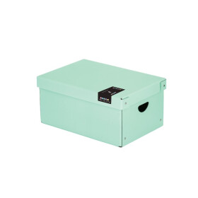 Karton P+P Krabice úložná lamino PASTELINI - zelená / 35,5 x 24 x 16 cm