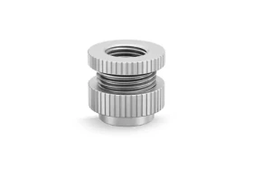 EKWB EK-Quantum Torque Pass-Through G1/4 - Satin Titanium (3831109905463)