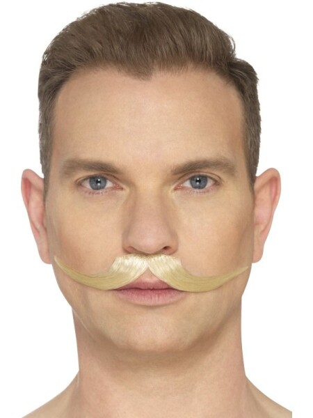 Smiffys Knír - Angličan - blond