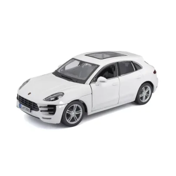 Bburago Plus Porsche Macan bílá