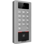 HIKVISION IP videotelefon s Mifare a otiskem prstu / Vstupní videoterminál / IP65, IK09 / 2MPx kamera (DS-K1T502DBFWX-C)
