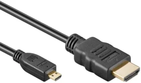 Kabel s Ethernetem, HDMI (M) - microHDMI (M) / 2m / high speed