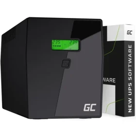Green Cell 1500VA | 900W / Záložní zdroj / 2-6ms / 2 x 12V/9Ah / 4x Schuko (UPS04)