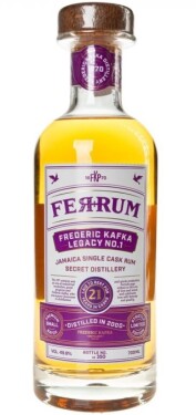 Frederic Kafka Ferrum Legacy no.1 single cask Jamaica rum 49.8% vol. 0.70 l