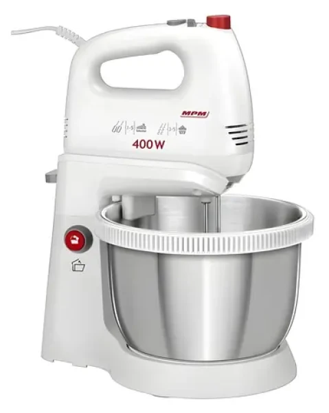 MMR-21Z stříbrná / Ruční mixér / 400 W / mísa 3.5 l / 5 rychlostí / turbo (MMR-21Z)