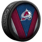 Inglasco Puk Colorado Avalanche NHL Stitch