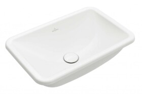 VILLEROY & BOCH - Loop&Friends Umyvadlo zápustné, 61x41 cm, s přepadem, alpská bílá 4A650001