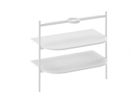 RAVAK - Yard Konstrukce s policemi pod umyvadlo, matná bílá D80000E006