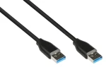 Good Connections USB 3.2 Gen 2 A-A černá / USB kabel / USB A - USB A / 0,5 m / 10 Gbps (2831-AA005S)