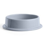 HAY Svícen Column L Light Blue Ø 12,8 cm, modrá barva, keramika