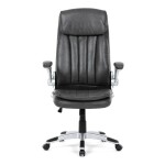 Křeslo kancelářské, šedá ekokůže, houpací mechanismus