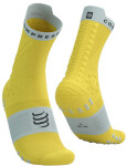 Běžecké kompresní ponožky Compressport Pro Racing Socks v4.0 Trail - Maize/Dawn Blue Velikost: EU 45-48