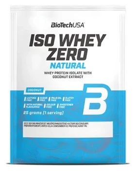 BioTech Iso Whey Zero Natural / Protein / kokos / 25 g