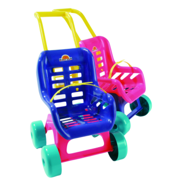 Kočárek pro panenku Buggy - Fialová