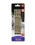 Sakura Sada Pigma Micron Black 2+1 PN zdarma