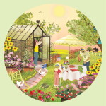 ViSSEVASSE Puzzle Summer feeling – 1000 dílků, zelená barva, papír