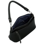 Stylová dámská koženková kabelka na rameno Trixi, černá