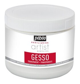 Pébéo Studio Gesso - univerzální akrylový šeps 500 ml - transparentní