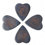 Timber Tones Leather Tones Heart Black Leather 4-Pack
