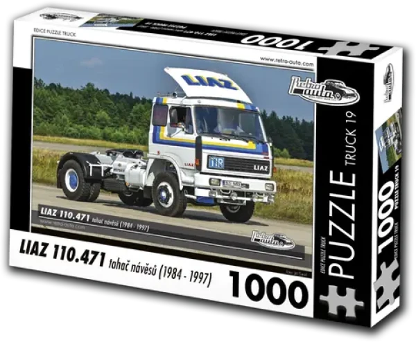 RETRO-AUTA Puzzle TRUCK Liaz 110.471 tahač návěsů (č.19)