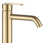 REA - Umyvadlová baterie Ontario Brush Gold, vysoká REA-B5509