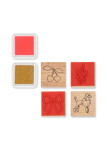 Konges Sløjd Kreativní sada pro děti v úložném boxu Tiger / Rose Glitter Rose Glitter, plast
