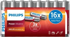 Philips baterie Power alkaline LR03P16F/10 AAA - 16 ks (6959033841590)