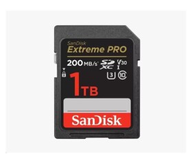 SanDisk SDXC karta 1TB Extreme PRO (200 MB/s Class 10, UHS-I U3 V30) EDF_493397