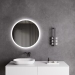 CERANO - Koupelnové LED zrcadlo Lavoro - Ø60 CER-476696