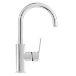 Dřezová baterie SAT Cube Way bez výpusti chrom CU280 CU280