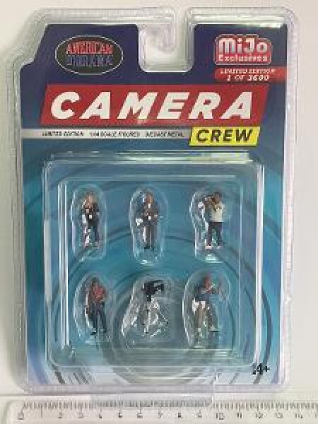 Figurky k modelům - Camera Crew - 1/64 American Diorama (M17-x)