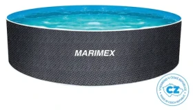 Marimex Orlando RATAN / Bazén / průměr 3,05 m / výška 0,91 m / ocelová stěna / skimmer Olympic (10303048)