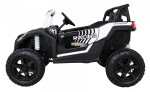 Mamido Dětské elektrické autíčko Buggy UTV Strong 24V nafukovací kola bílé