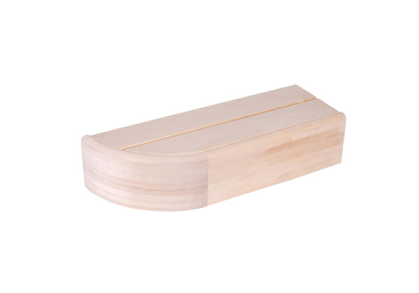 Konec lavice - modul 200x600 mm, osika, levý CB26ASLL