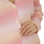 HOSH Dámský stylový svetr s knoflíky Velikost: UNI, Barva: Žlutá