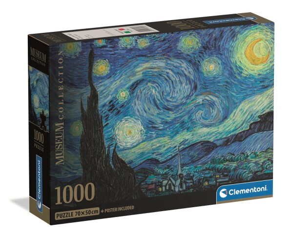Clementoni Puzzle 1000 Muzeum Hvězdná noc