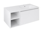SAPHO - LOREA skříňka 100x46x51,5cm (30P+70cm), pravá, bílá mat LE070-3131-R-11