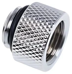 Alphacool Eiszapfen 10mm G1/4 AG-IG chromová / Adaptér / Vodní chlazení / Mosaz / Rovný (17255)