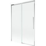 MEXEN/S - Rox vanová zástěna 2-křídlová posuvná 120 x 150, transparent, chrom 8C9-120-001-01-00
